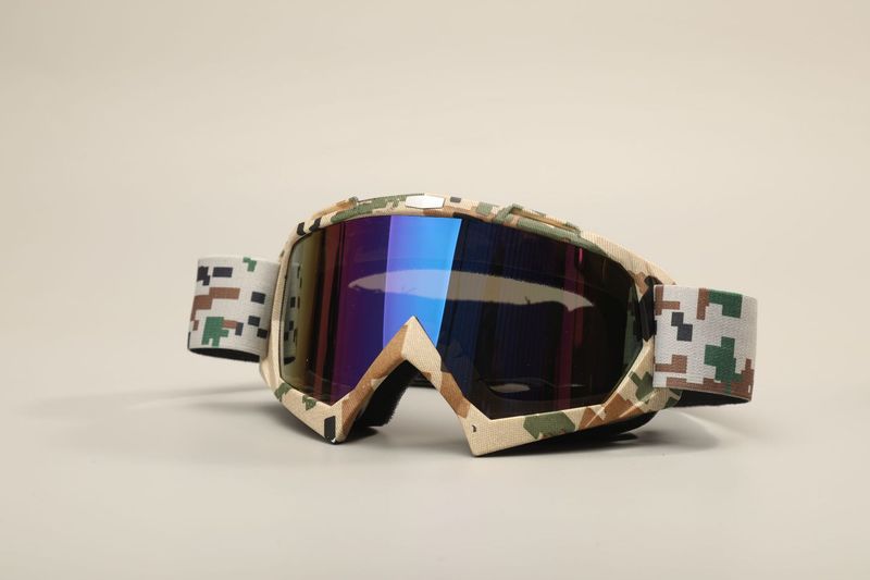 Motorradbrille mit hydrografischem Druck, Offroad-Fahrrad-Sonnenbrille, winddichte Sportbrille für Radfahren, Skifahren und Outdoor-Abenteuer_voghion.com