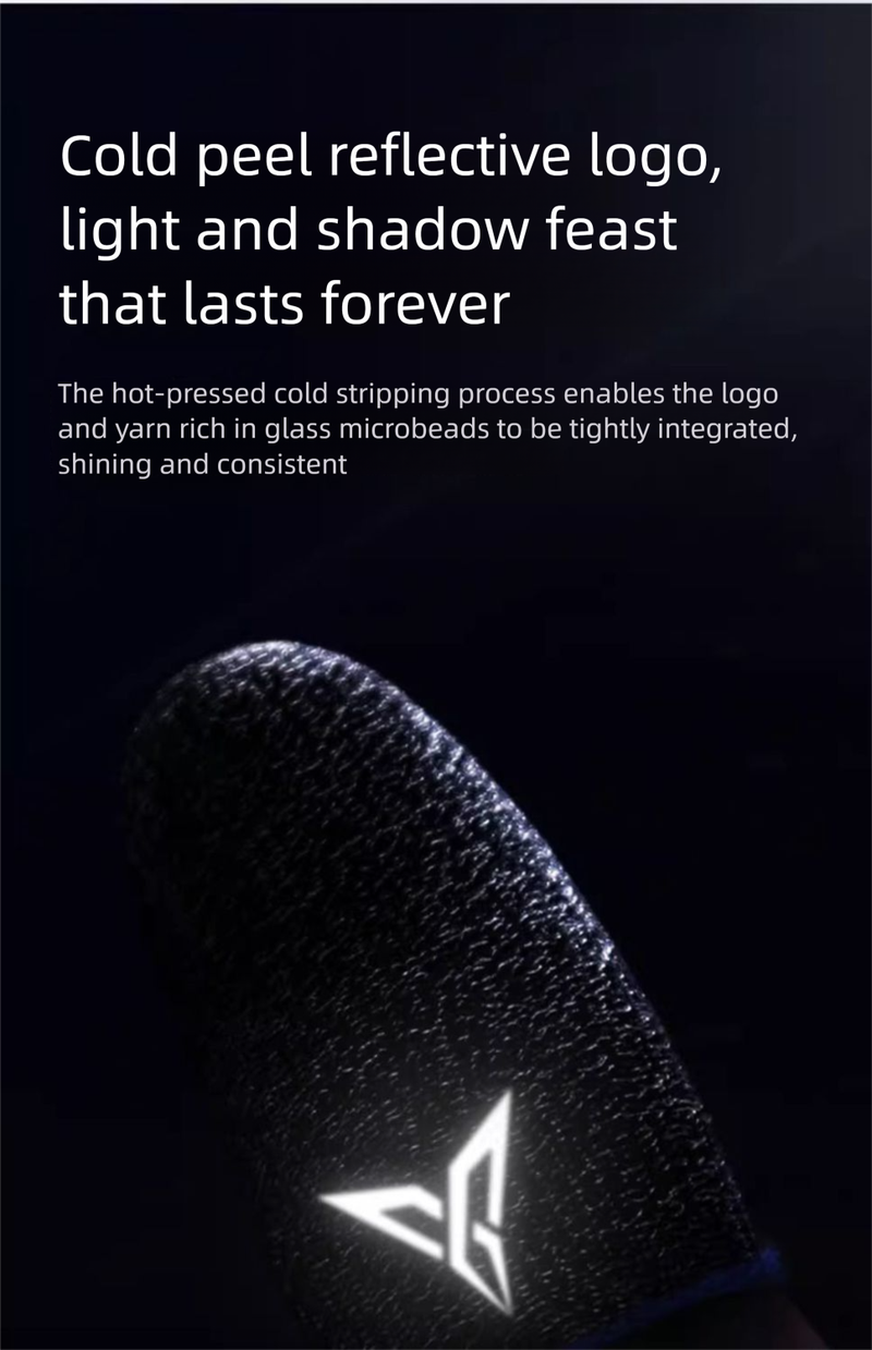 Flydigi Bee 5 Silver Fiber Version King Of Glory PUBG Finger Game Sweatproof Anti-Slip Professional E-Sports Ultra-Thin_voghion.com