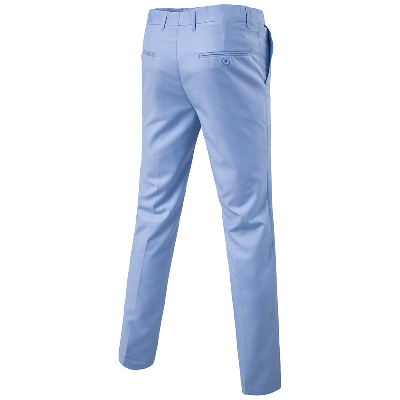 Fashion Quality Men's New Solid Color Trendy Versatile Casual Trousers Business Trousers 9 Colors 9 Sizes Trousers_voghion.com