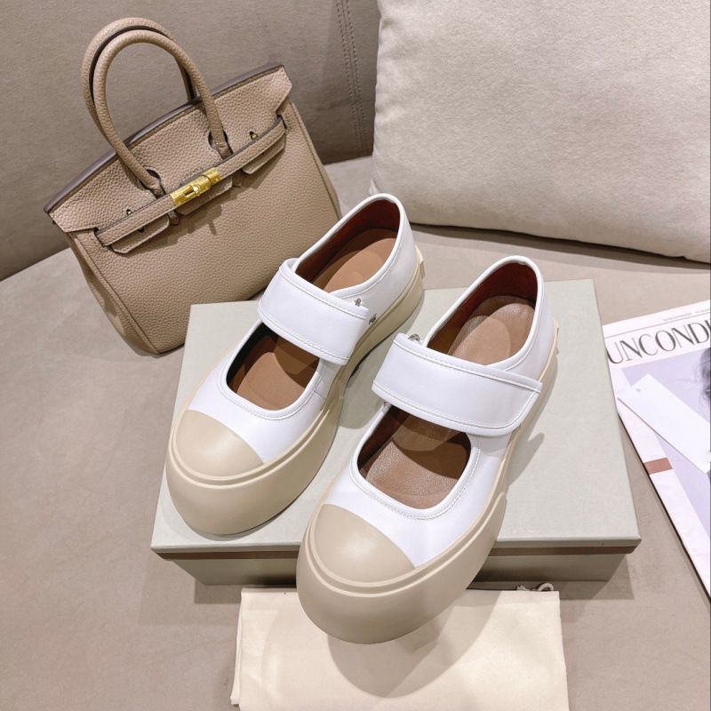 Scarpe da donna in pelle con plateau, piccole, in velcro, con suola spessa e carine, stile Mary Jane, stile Mani Chunky Ugly Cute_voghion.com