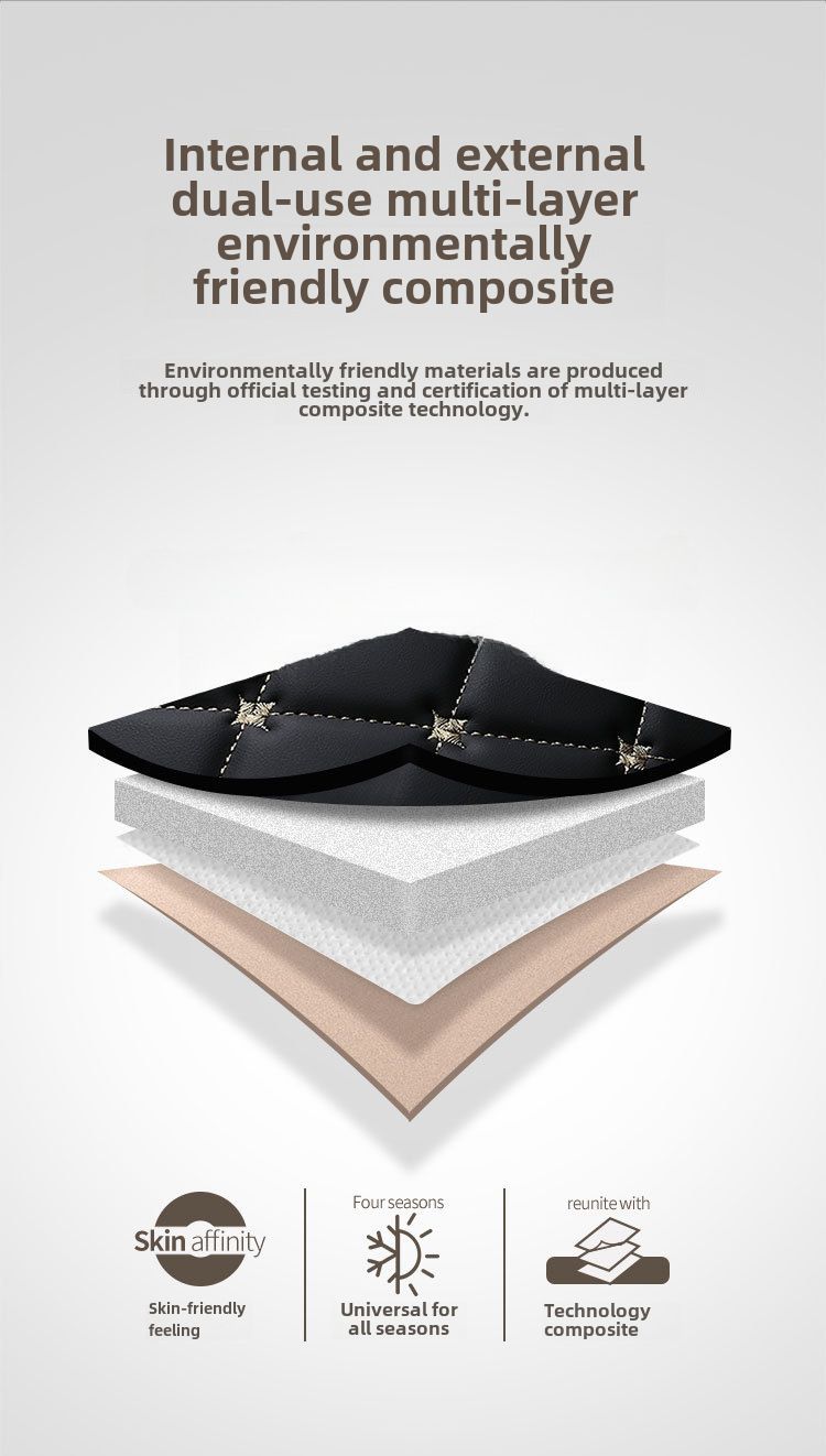 Nueva funda para asiento de coche con diseño de dibujos animados de cabeza de perro universal para las cuatro estaciones con cojín de cuero con diamantes y todo incluido de Crown_voghion.com