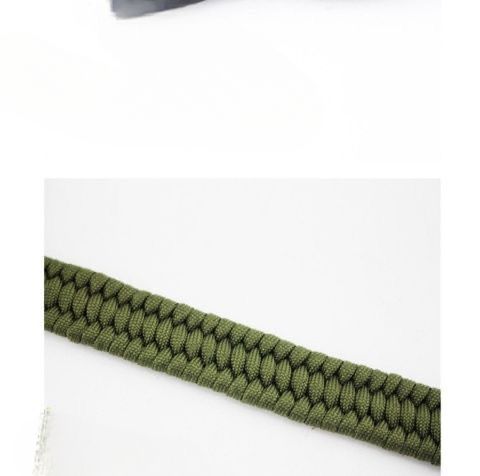 Brede versie Hand touw Buiten klimmen Kamperen Noodgevallen Zeven-aderig paracord Gevlochten U-vormige verstelbare gesp SOS_voghion.com
