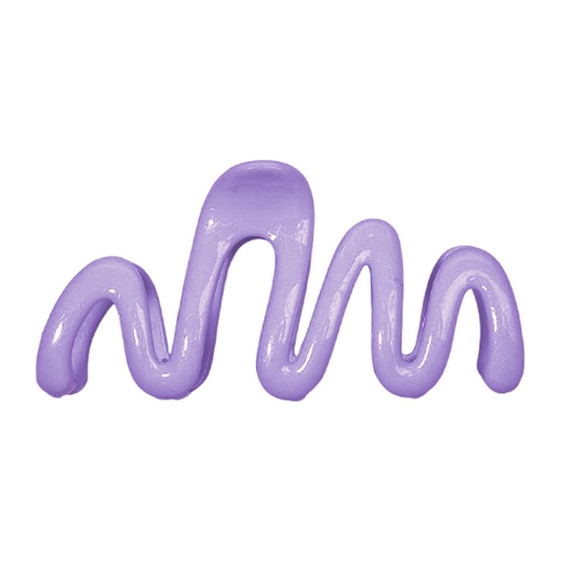 Premium Candy-Colored Dopamine Wave Claw Clip - Large Back-of-Head Updo Clip With Designer Flair - Statement Shark Clip_voghion.com