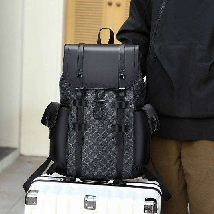 Nuovo zaino da uomo Zaino alla moda di grande capacità per viaggi d'affari_voghion.com