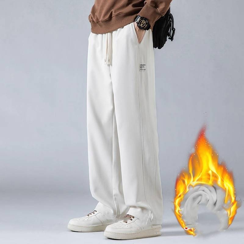 Herenkleding Casual Broeken Heren Lente En Herfst Losse Sport Mode Merken Joggingbroeken Wijde Pijpen Lange Broeken Lente Nieuwe Jongens Rechte Broeken_voghion.com