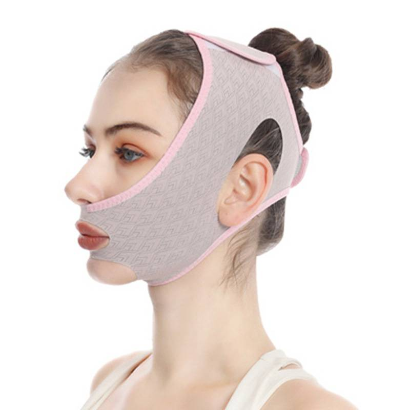 Cura della pelle V Face Bandage Strumento di modellamento del viso Lifting del viso Scultura del viso Maschera V viso confortevole e traspirante_voghion.com