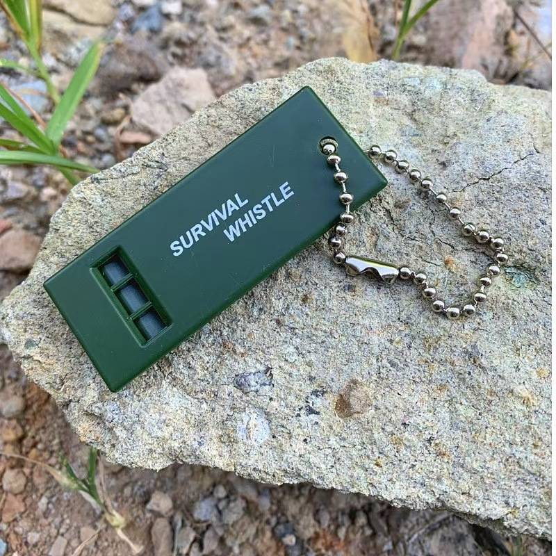 2 Pieces Of Three-frequency Outdoor High-frequency Survival Whistles, First Aid Whistles, Earthquake Relief Whistles, Suitable For Outdoor Adventures._voghion.com