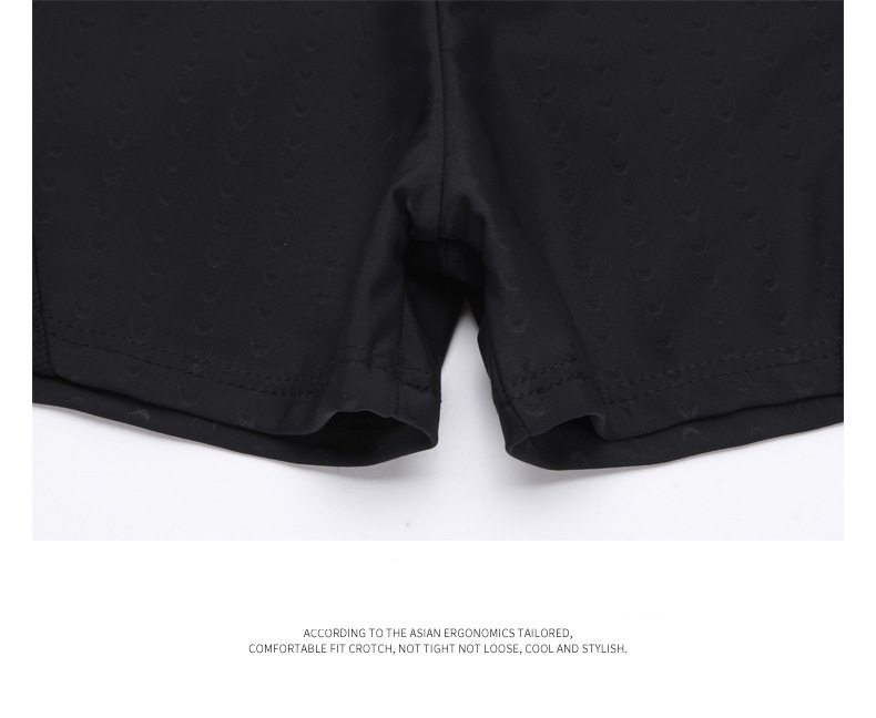 Zweiteiliges Set aus Badehose und Schwimmbrille für Herren, großer Rahmen, galvanisierte Schwimmbrille, wasserdichtes Badehosenset mit Haifischhaut_voghion.com