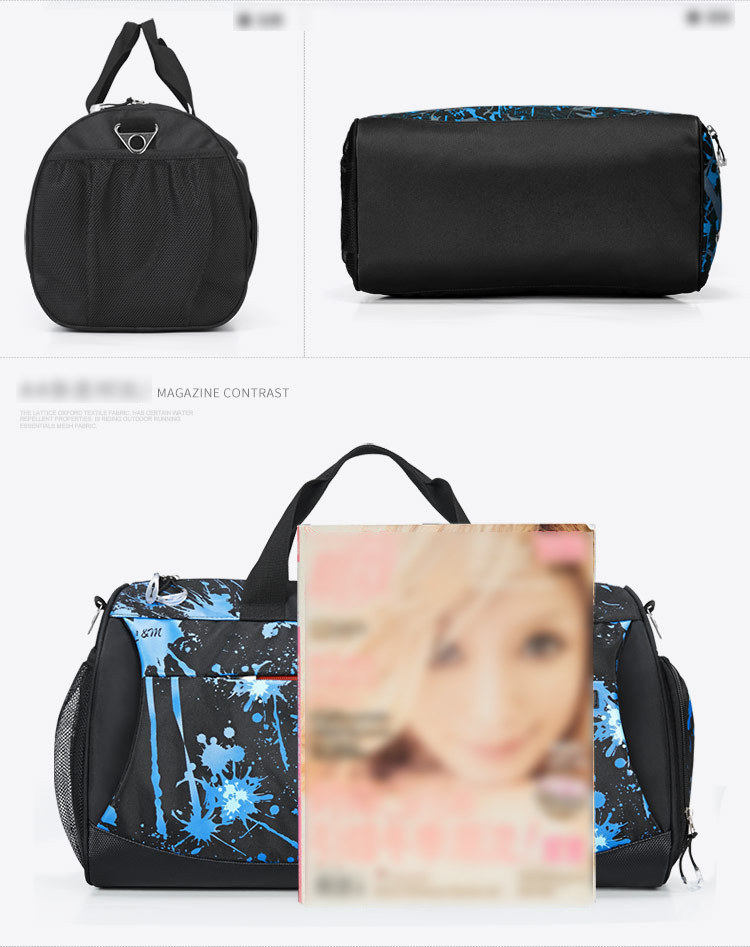 Sac de fitness, sac à bandoulière pour homme, sac de yoga, sac de sport pour femme, sac d'entraînement à main, sac de voyage transfrontalier, sac de séparation sec et humide_voghion.com