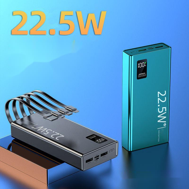 2025 New Fast Charging Large Capacity Built-in Cable Compatible With Xiaomi Power Bank Airplane Carry-on_voghion.com