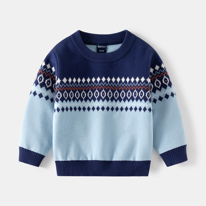 Ropa para niños Jersey para niños Jersey estampado para niño camisa básica para bebé_voghion.com