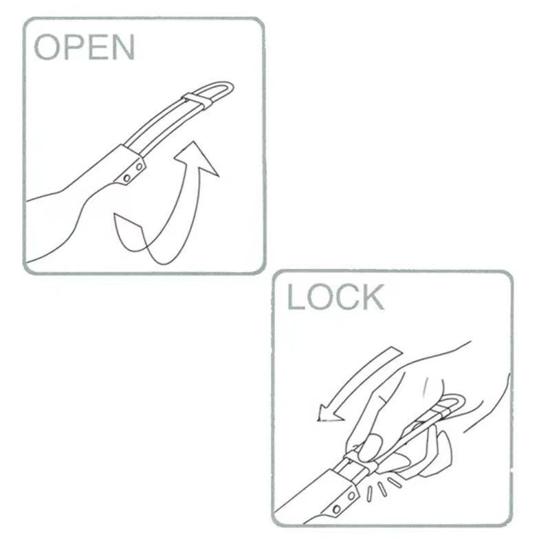 Camping-Utensilien-Set aus Edelstahl 304, faltbares Kochset inklusive Spatel und Löffel, kompakter und leichter, für Picknicks, Wandern, Kochen im Freien_voghion.com