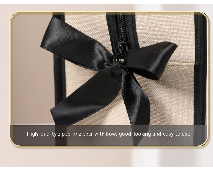 La nuova borsa portaoggetti in tela di grande capacità, pratica borsa da gita, borsa per il trucco portatile di alta qualità in stile viaggio_voghion.com