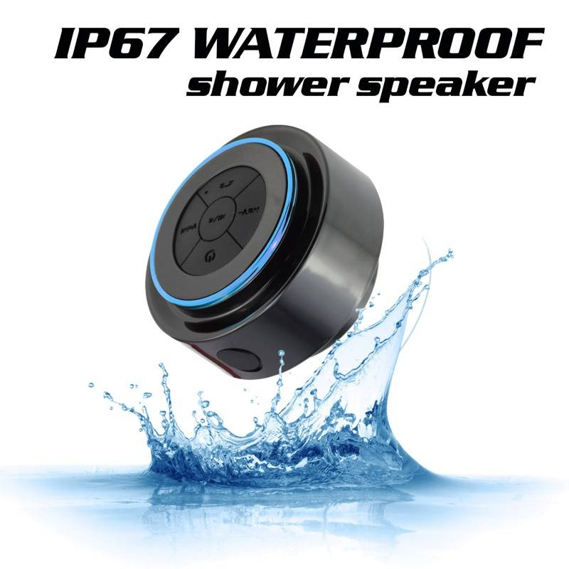 Grade 7 waterproof bluetooth audio portable speaker mini bathroom audio wireless radio multifunction bluetooth speaker_voghion.com