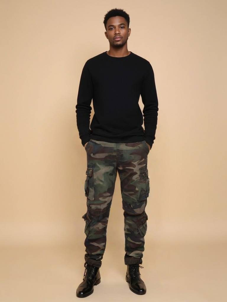 Männer Casual Hosen Outdoor Taktesch Camouflage Hosen Lang Hosen Overalls Militär Brigade Hosen Taktesch Hosen Assault Hosen Mat Taschen_voghion.com