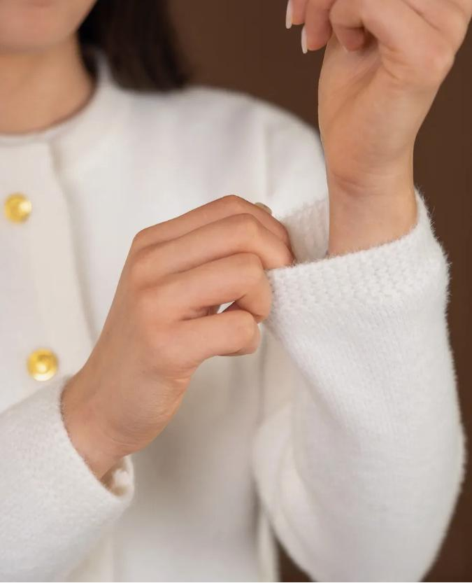 Women's Clothing Elegant Knit Cardigan Women's Fall Winter Fashion Loose Fit Chunky Knit Open Front Coat With Buttons_voghion.com