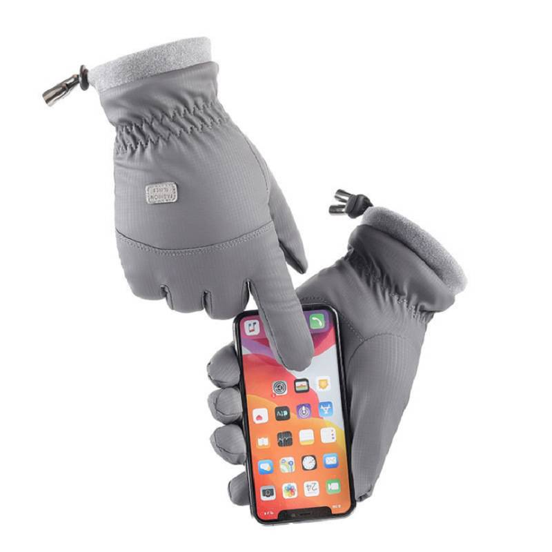 Winter Gloves Men's Windproof Waterproof Plus Velvet Thickened Warm Gloves Sports Riding Motorcycle Touch Screen Warm Gloves_voghion.com