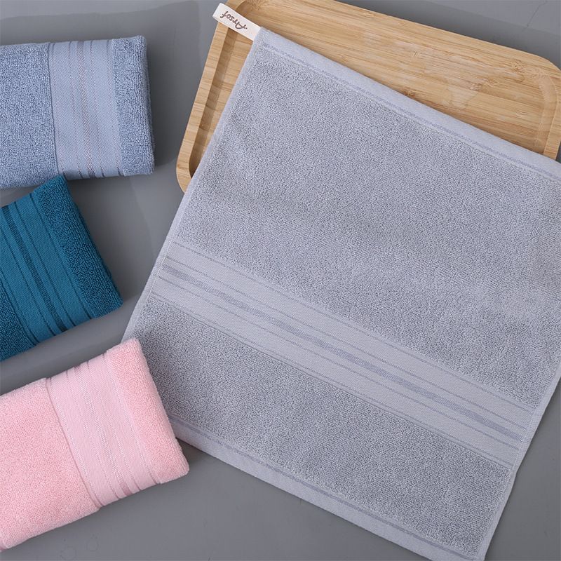 Asciugamani in cotone per bambini – 100% morbidi e sicuri – Stampa con simpatico orso/cavallo per viso e mani (34x34 cm/25x25 cm, ideali per l'asilo e l'uso domestico)_voghion.com