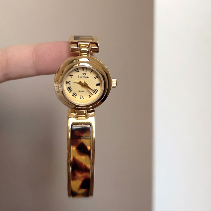 Orologio da polso con catena in ambra e tartaruga, stile francese, di alta qualità, Fa1839_voghion.com