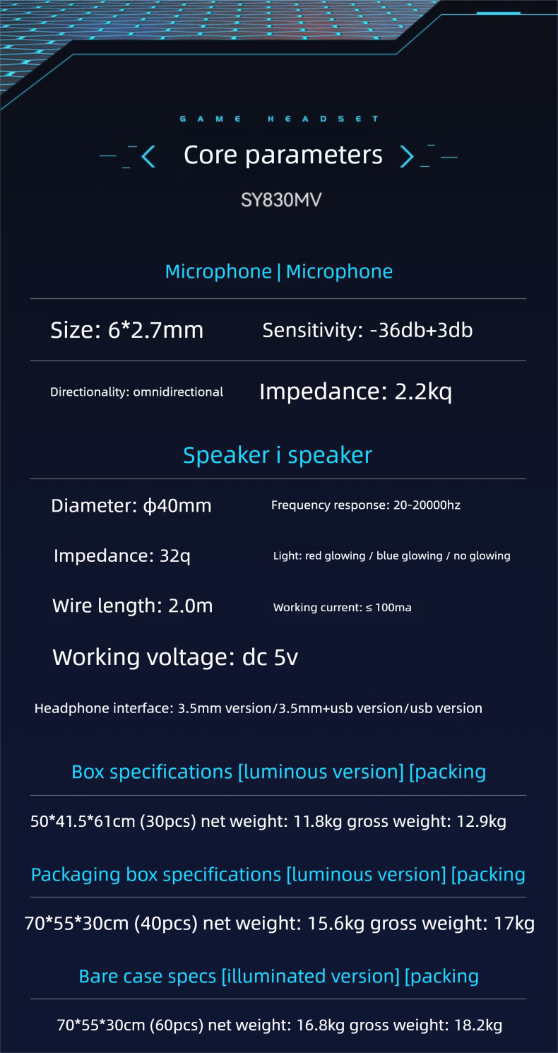 Kabelgebundene Kopfhörer für Laptops, komfortables Over-Ear-Gaming-Headset_voghion.com