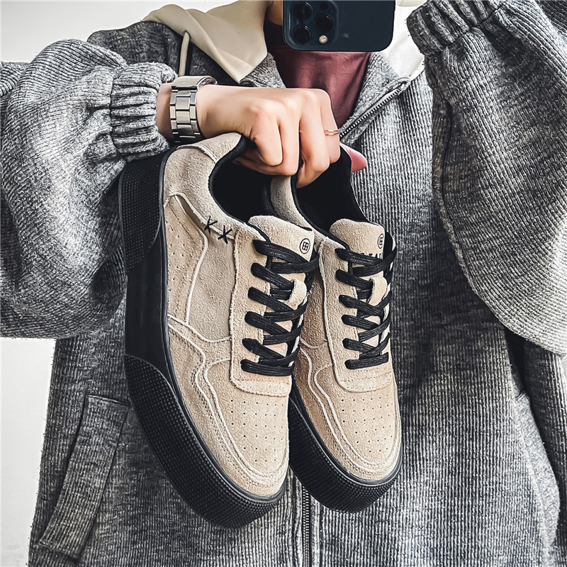 \12304; READY SOTCK】 Scarpe casual retrò piatte da uomo, scarpe da tavola con suola spessa semplici e alla moda._voghion.com