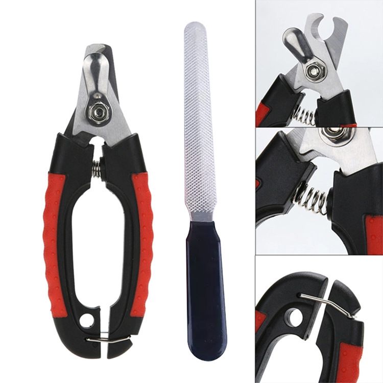 Tosquiadeira para cães e gatos Tesoura de aço inoxidável Cuidados com animais de estimação Limpeza Suprimentos de higiene Aparador de unhas_voghion.com