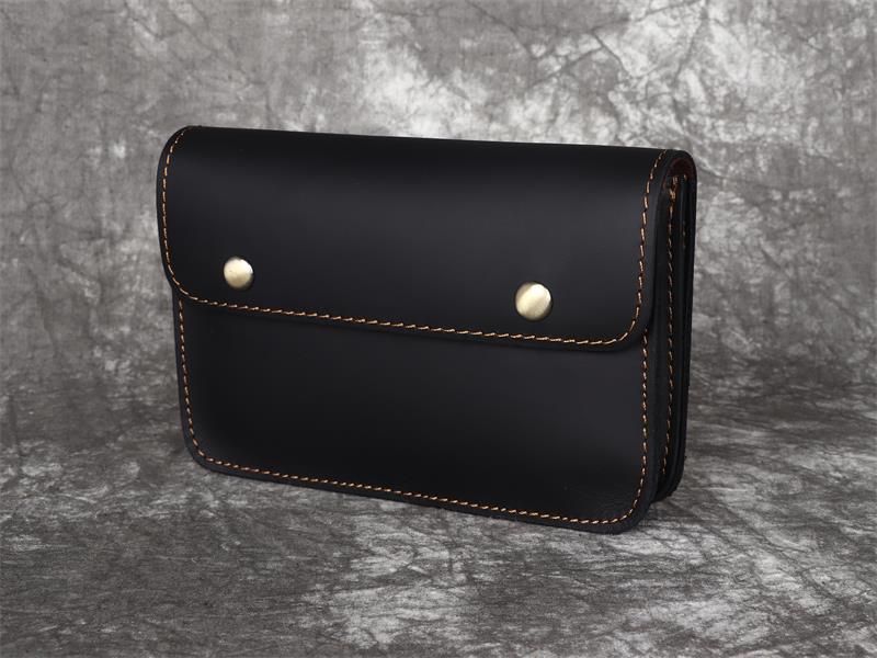 Men's Horizontal Retro By Crazy Horse Leather Mobile Phone Bag_voghion.com