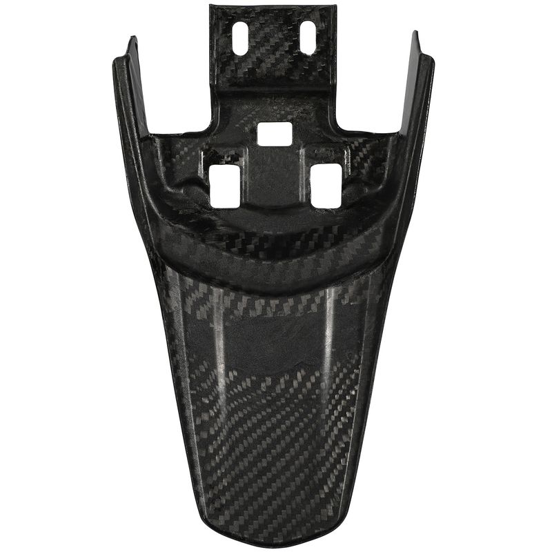 Carbon Fiber Rear Fender Mudguard For Electric Motorcycle - Lightweight & Durable Upgrade Accessory (Black Gold/Black Purple, 25x15x4cm)_voghion.com