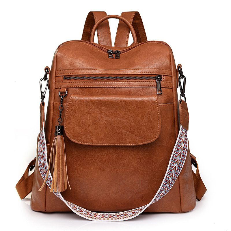 New Style Large Capacity Dual-use Shoulder Crossbody Bag Casual Women's Backpack_voghion.com