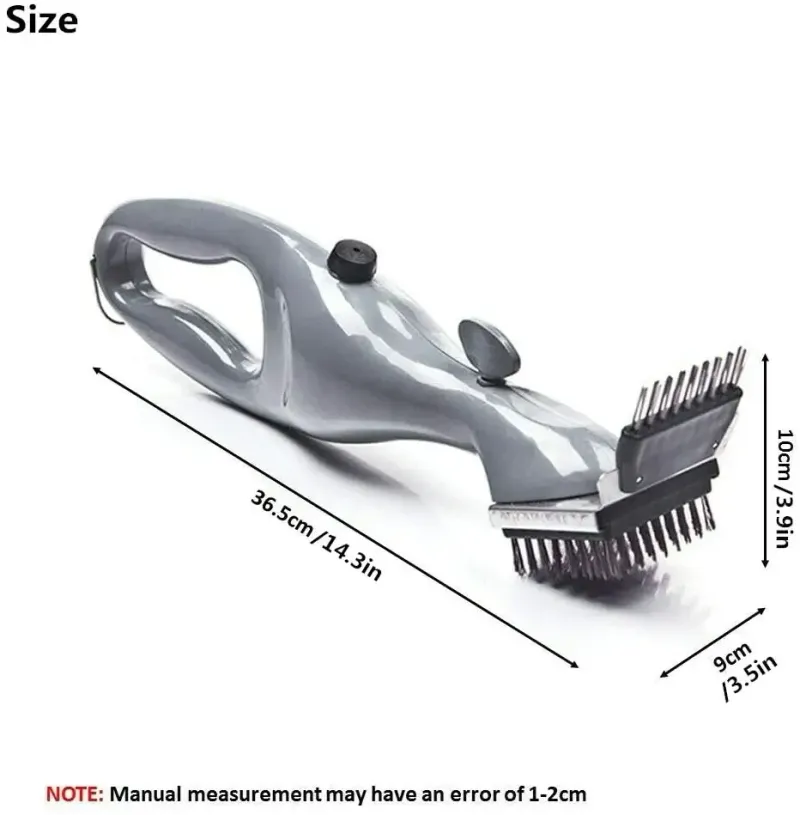 Barbecue Grill Outdoor Dampfreinigungsbürsten BBQ Reiniger Geeignet Für Holzkohle Schaber Gas Zubehör Kochen Küche Werkzeug_voghion.com