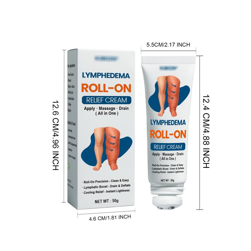 Gentle For Leg Skin Comfortable External Use Roller Massage Daily Care Cream_voghion.com