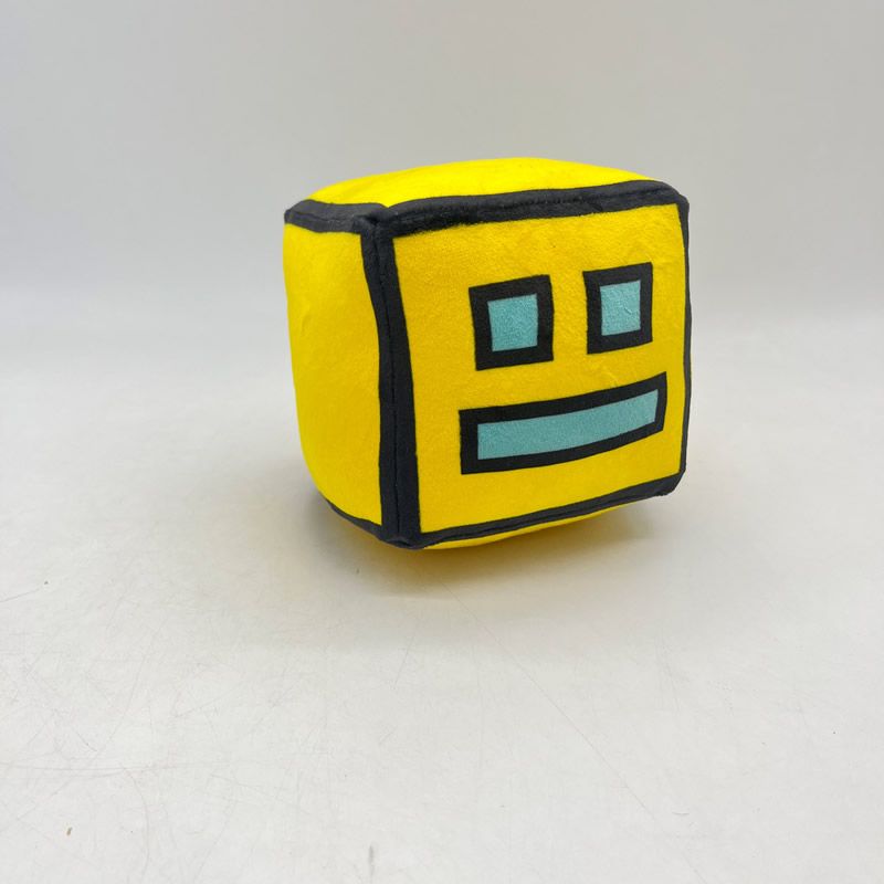 2023 Nouveau Jeu de Géométrie Dash Jouet en Peluche Mignon Dessin Animé Anime Jeu Poupée Douce En Peluche Peluche Jouet Enfant Cadeau D'anniversaire Décoration de La Maison_voghion.com