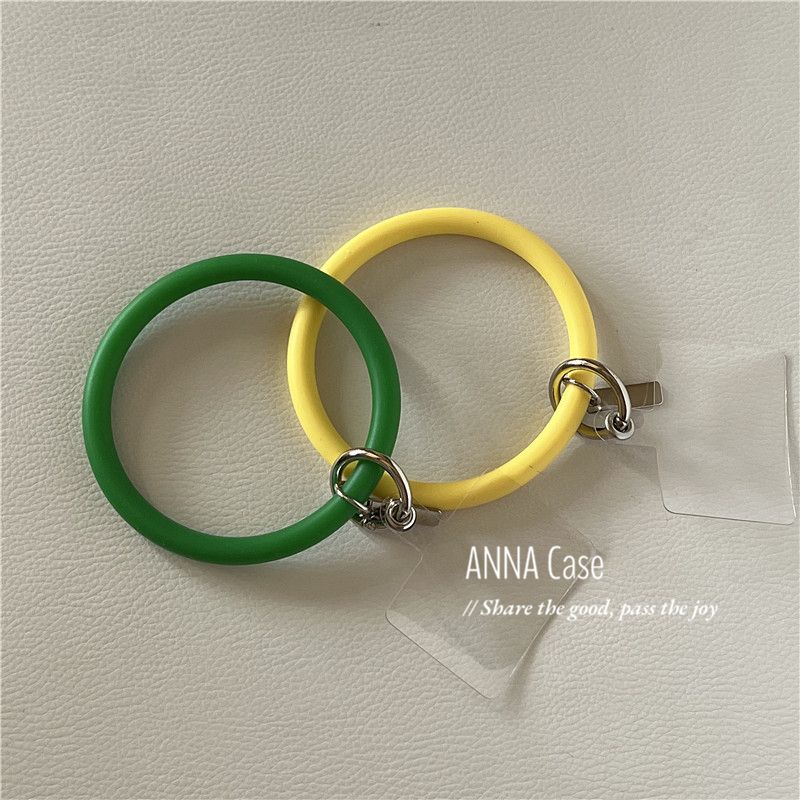 Unbeatable Quality Fashion Pure Color Silicone Huawei Mobile Phone Shell IPhone Big Ring Easiest For Match Wrist Strap Bracelet Gasket_voghion.com
