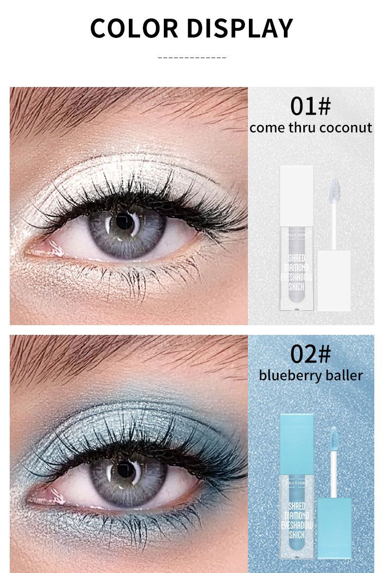 Wholesale 4 Colors Liguid Eye shadow Monochrome Palette Private Label Makeup White Blue Eyeshadow Liquid Affordable Makeup_voghion.com