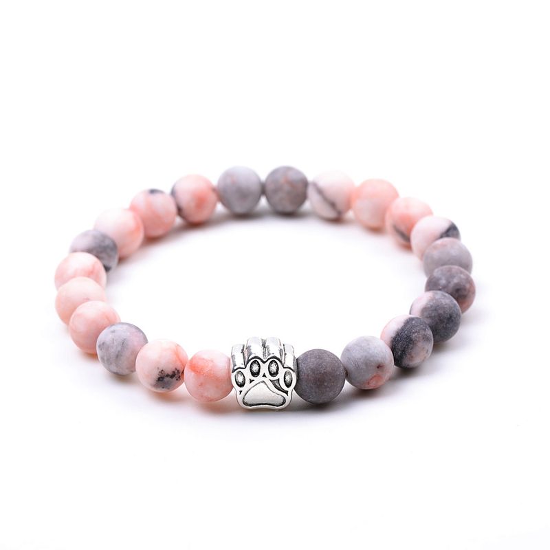 Bracelet en cristal zèbre rose pour femme – Cadeau élégant et tendance pour la fête des mères, la Saint-Valentin et un anniversaire_voghion.com