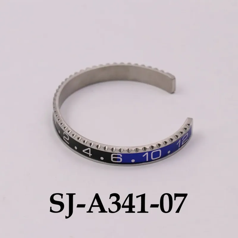 Bracciale in acciaio inossidabile al titanio con numeri romani, lettera C, in vendita calda, gioielli originali firmati Water Ghost Couple_voghion.com