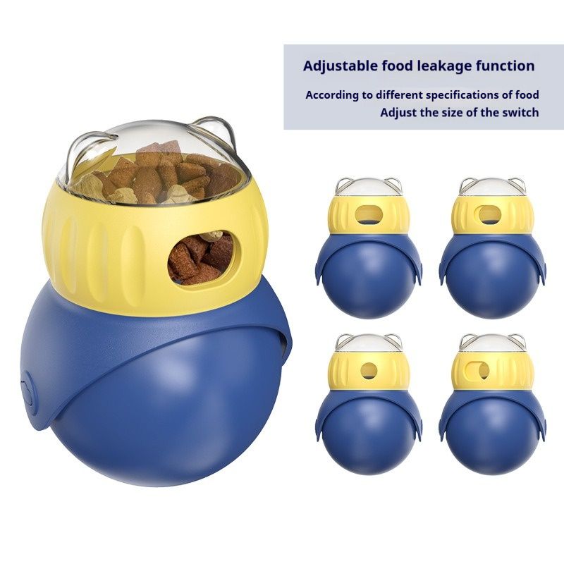 Interactive Toy For Cats, Cup With Perforated Food Ball, Owl, Cup, Shaking Toy, Slow Feeding, Protects Stomach, Pet By PawParty Store_voghion.com