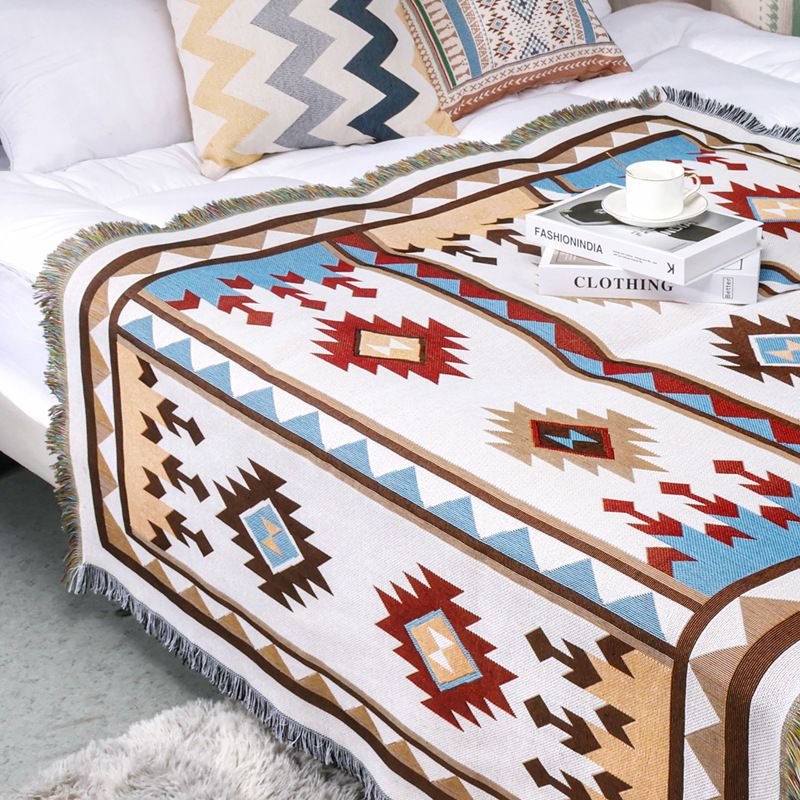 Camping Moisture Proof Picnic Mat Jacquard Tapestry All Inclusive Towel Cover Wire Dustproof Sofa Blanket_voghion.com