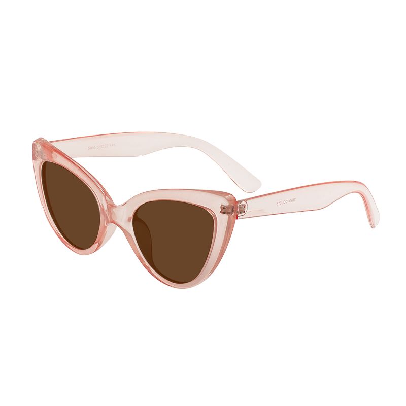 Modische, leichte Vollrand-Sonnenbrille mit polarisierten Gläsern für Damen aus TR90-Katzenauge für Korrekturgläser mit Myopie_voghion.com