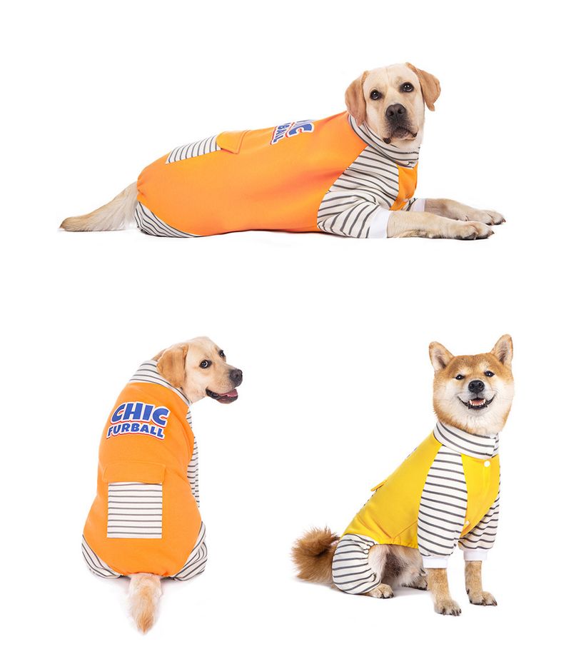 Winter warme grenzüberschreitende vierbeinige mittelgroße und große Hunde kältebeständiges Fleece-gefüttertes Labrador Golden Retriever Haustier Hundekleidung Großhandel_voghion.com