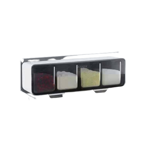 Kitchen Wall-mounted Seasoning Box Salt Pepper Spice Rack Jar Sugar Bowl for Kitchen Gadget Device Sets Spice Box Organizer Tool_voghion.com