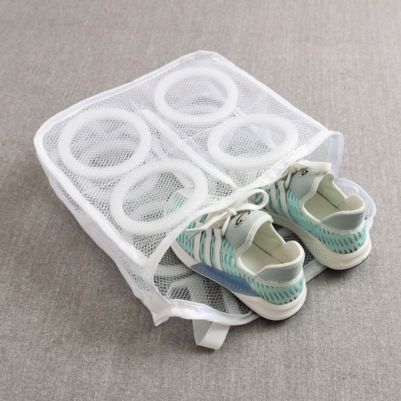 Family Organizer 3er-Pack Wäschesäcke aus Netzstoff für Schuhe, Feinwäsche, atmungsaktive Wasch- und Trockenschutztaschen mit Reißverschluss_voghion.com