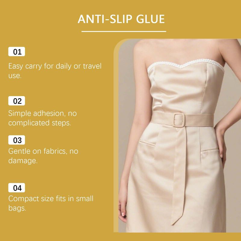 Roll-On Lijm Lichtgewicht Aanbrengkleding Antislip Kledinglijm Antislip_voghion.com