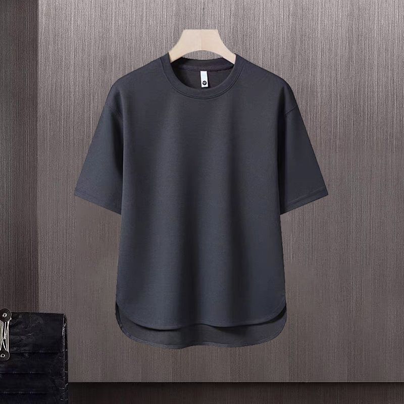 Men's Summer Thin Basketball Shorts American Style Plus Size Loose Five-Point Casual Simple Sports Short Sleeve Set_voghion.com