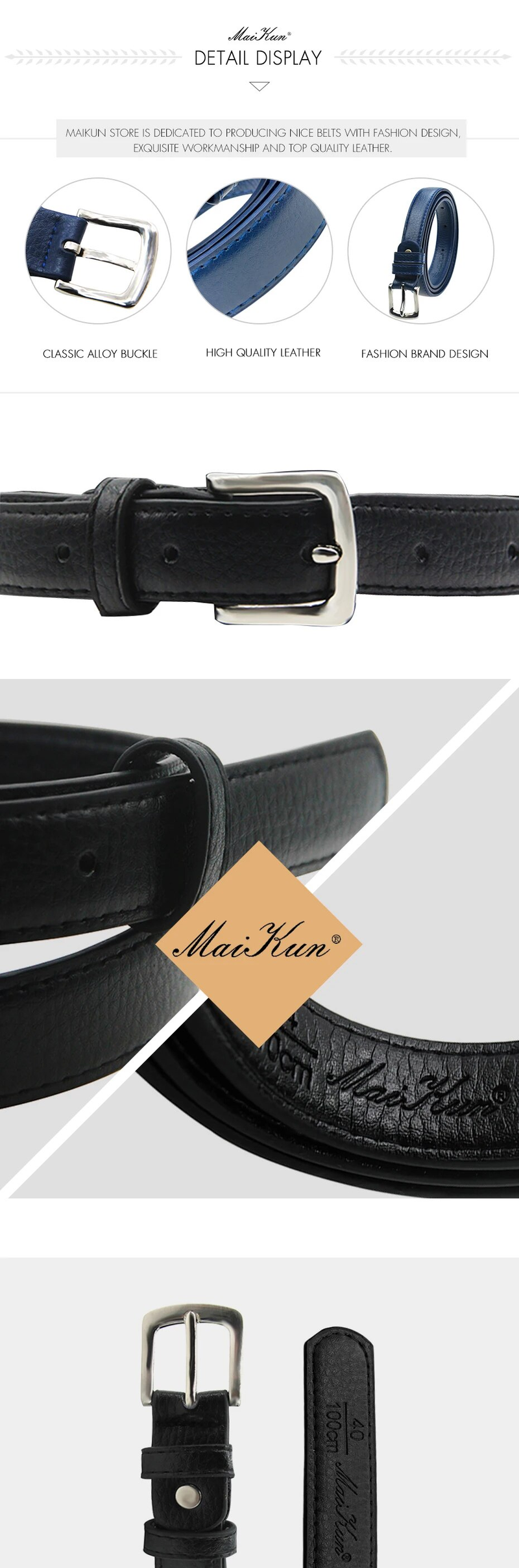 MaiKun Women's Skinny Leather Belt Solid Color Pin Buckle Simple Small Size Suit Business Casual Waist_voghion.com