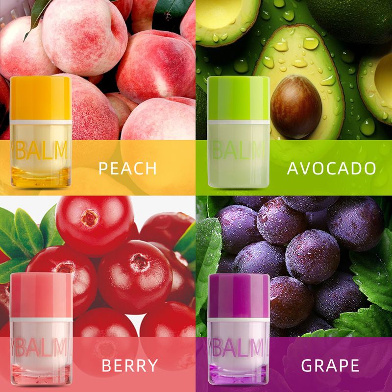 Lip Balm Fruit Lip Mask Moisturizing And Nourishing Light Lip Lines Night Sleep Anti Drying Lip Cream_voghion.com