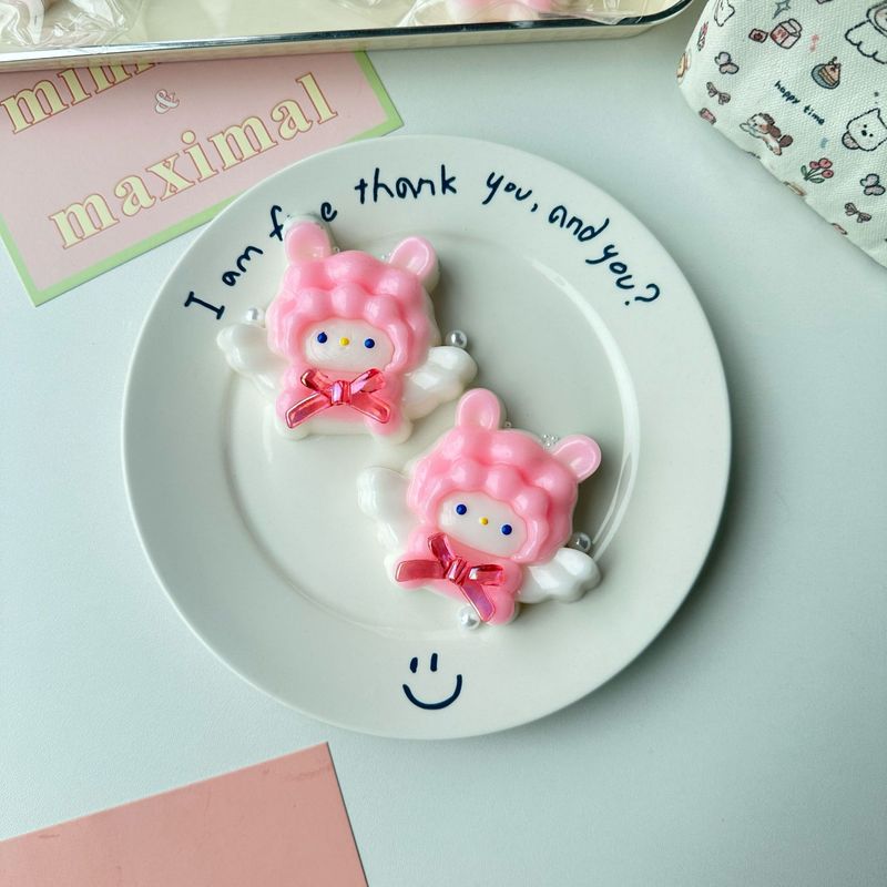Schaumstoff-Squishies, süßes kleines Schweinchen, Kneifspaß, rosa Engel, kleines Schweinchen und Lamm, Stressabbau-Spielzeug zum Stressabbau und zur Entspannung, langsame Erholung_voghion.com