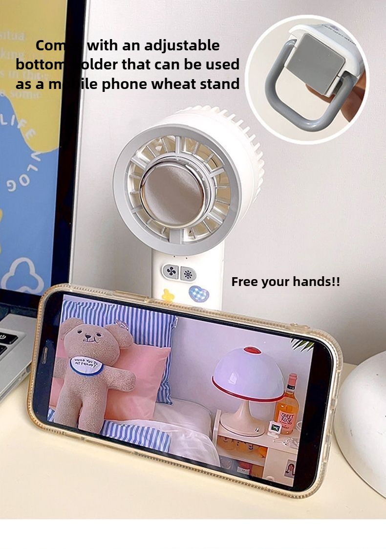USB Cooling Small Fan Charging Handheld Mini Portable Small Semiconductor New Ice Fan_voghion.com