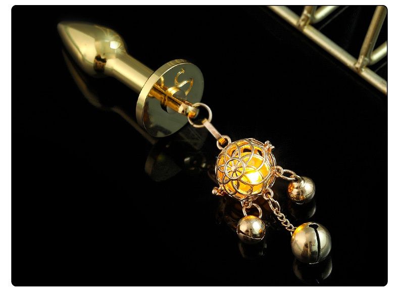 LuvBox LoveRing Wearable With Light And Bell Sound, Removable Tail Anal Plug_voghion.com