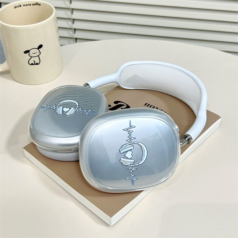Personalized Headset for  AirPods MAX Headset Case Wireless Bluetooth Transparent Protective Cover_voghion.com